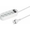 STEFFEN Steckdosenleiste Compact 200130214 4x T13, weiss