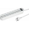 STEFFEN Steckdosenleiste Power Easy 986052203 1.5m, 5xT13, weiss