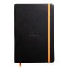 RHODIA Notizbuch Rhodiarama A5 118742C liniert, schwarz 192 Seiten