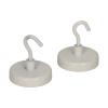BOOFFICE Hakenmagnete 36mm PC 36 weiss 2 Stück