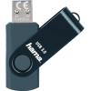 HAMA USB-Stick Rotate 4047443435873 .0, 64GB, 70MB/s, Petrol