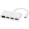 VIVANCO Hub USB-C - RJ45, 3x USB 3.1 45388