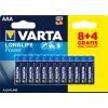 VARTA Batterie Longlife Power 4903121472 AAA/LR03, 12 Stück