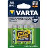 VARTA Batterie Akku 5716101404 R2U, AA/HR6, 2600 mAh, 4 S.
