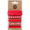 I AM CREATIVE Dekoband 2126.08 rot