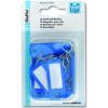 RIEFFEL SWITZERLAND Schlüssel-Anhänger 8034 SB/10 BLAU blau 10 Stück
