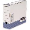FELLOWES BankersBox Archivschachtel 26401 weiss/blau 26.5x8x32.7cm