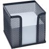 WEDO Zettelbox OFFICE 65701 10x10x10cm Metall schwarz