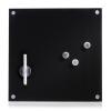 ZELLER Glas-Magnettafel 11602 schwarz, 40x40cm