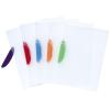 EXACOMPTA Klemmmappe A4 47600E Clip transp. ass. 5er Set