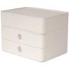 HAN Schubladenbox Allison 1100-12 2 Schubl., weiss, 26x19.5x19cm