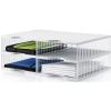 STYRO Abglagesystem Styrobig 228-0202.82.OW Duo 4 Fächer grau/transp.