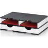 STYRO Ablagesystem Styrodoc 268-0202.0905S Duo SET 4 ws/sz mit 2 Sch.