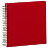 RÖSSLER Fotoalbum 1329452366 23x23cm, rot/off-white