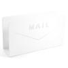 TRENDFORM Briefständer MAIL GK3510 Metall 18x10x5cm weiss