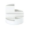 MAUL Stifteköcher Recycle 4117602.ECO 6 Fächer, weiss