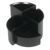 HELIT Stifteköcher H6390695 4 Fächer 14x10x14cm PP sz.