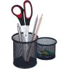 WEDO Stifteköcher OFFICE 65401 2er-Set Metall schwarz