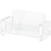 WEDO Visitenkartenhalter CRISTAL. 604416 11.5x5.5x5cm Acryl transp.