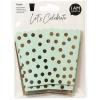 I AM CREATIVE Popcorn Box, mint, gold,10cm 6010.929 6 Stück