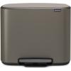 BRABANTIA Treteimer BO 121203 11L/23L, platinum