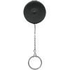 RIEFFEL SWITZERLAND Schluesselanhaenger KB 5 BLACK Kb 5, Mit Kette 60cm,Schwarz