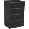 EDGY HR-Schrank 3424/9005 4 Schubladen breit, schwarz