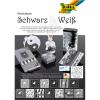 FOLIA Motivblock Basic 46749 schwarz/weiss, 26 Blatt