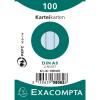 EXACOMPTA Karteikarten liniert A8 38082SB blau 100 Stück