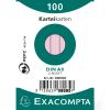 EXACOMPTA Karteikarten liniert A8 38085SB rosa 100 Stück