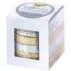 FOLIA Washi Tape Set 4 silver/gold 29402 15mmx5m, 4 Stück