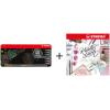 STABILO Fasermaler Pen 68 metallic 106883108 Creative Bundle