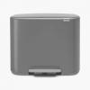 BRABANTIA Treteimer BO 121104 3x11 L schwarz matt