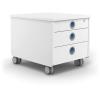 MOLL Rollcontainer 43x54x43cm 100 2660 204 3 Schubladen, für Kinder