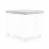 MOLL Sitzkissen 43x54x5cm 100 2632 700 grau, zu Rollcontainer