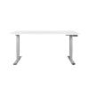 CONTINI Bürotisch ET225E 160x80cm 101202 weiss/grau
