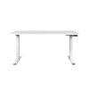 CONTINI Bürotisch ET225E 140x80cm 103258 weiss/weiss