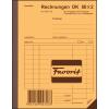 FAVORIT Formularbuch Rechnungen A6 9201 OK Durchschreibepapier 50x2 Blatt