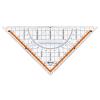 ROTRING Geo-Dreieck Centro 20cm S0903950 transparent, mit Griff
