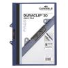 DURABLE Klemmhefter 30 EASY FILE 222907 für 30 Blatt A4 dunkelblau