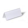 DURABLE Tischnamensschild Dachform 805019 transp., 61x122/150mm 25 Stk.
