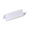 DURABLE Tischnamensschild Dachform 805219 transp., 61/122x210mm 25 Stk.
