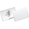 DURABLE Namensschild Click Fold 821119 m.Kombiklemme, 40x75mm 25Stk.