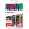 EDDING Windowmarker 4090 4-15mm 4090-E4 4 Farben ass., basic