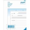 SIMPLEX Quittungen D/F/I A6 15316 Durchschreibepapier 50x2 Blatt