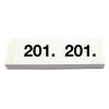 SIMPLEX Garderobenblock Nr. 201-300 13084 weiss 100 Blatt