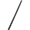 LEITZ Plastikbinderücken 8mm A4 35041 schwarz, 21 Ringe 100 Stück
