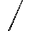 LEITZ Plastikbinderücken 10mm A4 35042 schwarz, 21 Ringe 100 Stück