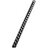 LEITZ Plastikbinderücken 12mm A4 35043 schwarz, 21 Ringe 100 Stück
