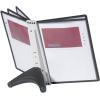 DURABLE Sichttafelsystem SHERPA Soho 554001 schwarz mit 5 Sichttafeln A4